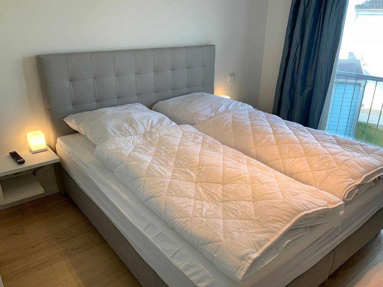 Ganze Wohnung, Sonnenschein - Südbalkon, Grill, Dusche, Infrarotsauna, Kamin, 3 Tvs, Stellplatz in Olpenitz, Kappeln