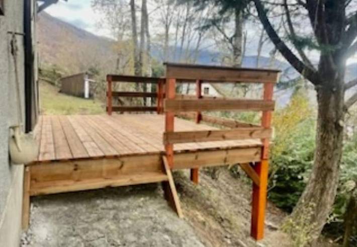 Maison de campagne pour 5 personnes, avec jardin et vue à Boutx