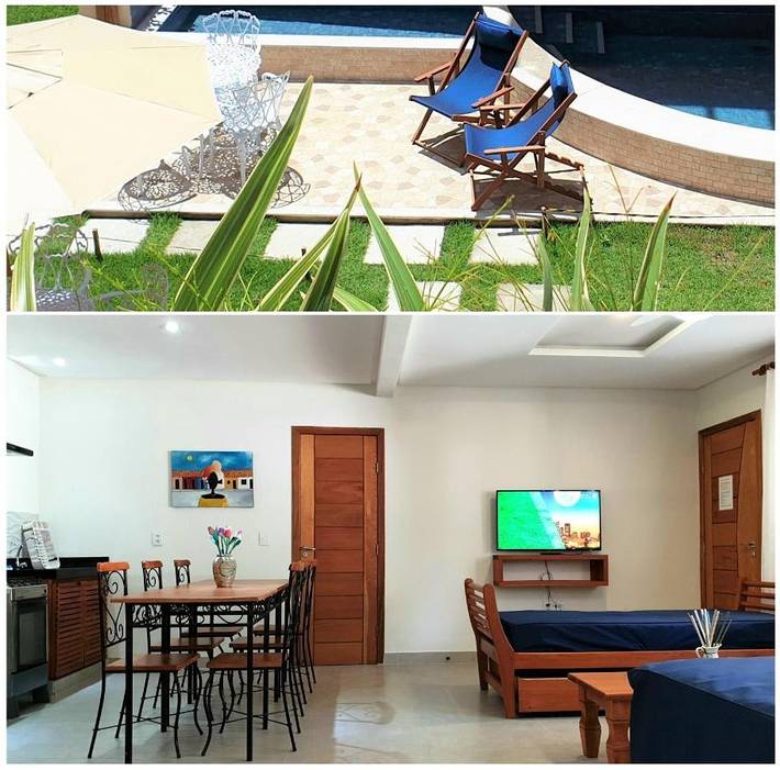 Ferienwohnung für 4 Personen, mit Pool und Ausblick sowie Garten und Kinderpool - 1