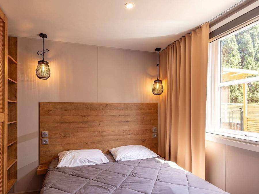 Camping Lou Souleï - Mobilheim 8 personen - Mobilheim | Ultimate | 3 Zi. | 6/8 Pers. | Hochterrasse | Klimaanlage | Tv in Carry-le-Rouet, Istres und Umgebung