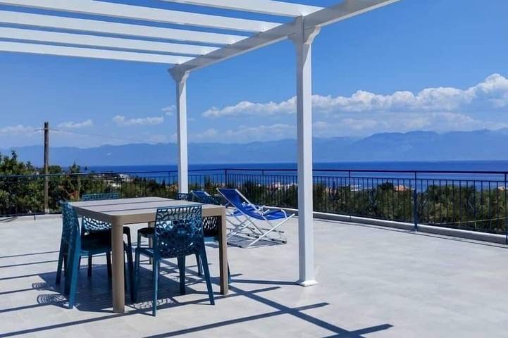 Ferienhaus für 4 Personen, mit Garten und Balkon