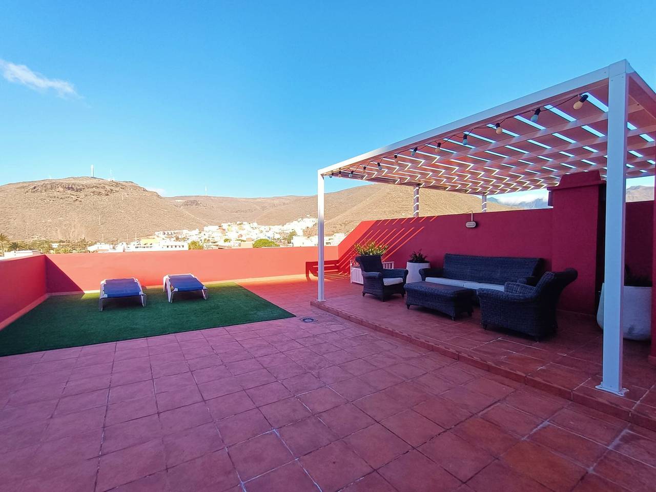 Casa Miramar 7 – Spektakuläre Terrasse mit Meer-, Stadt- und Bergblick in San Sebastián de la Gomera, La Gomera