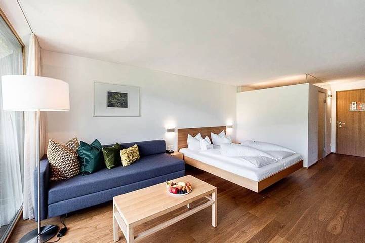 Ferienhaus für 3 Personen, mit Balkon und Pool sowie Garten in Au - 2