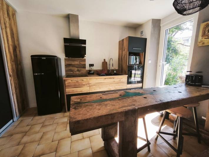 Maison de vacances « Maison Brocanteflore » avec jardin privé, Wi-Fi et climatisation in Moumour, Béarn
