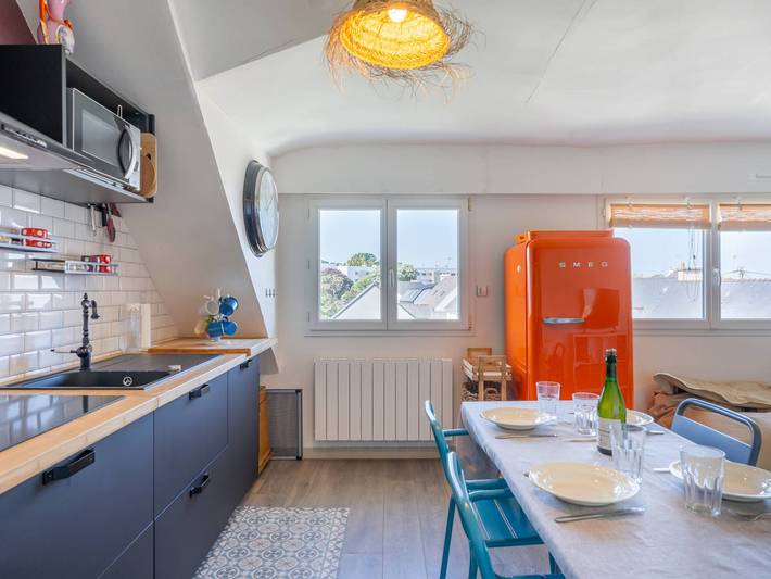 Ganze Wohnung, Carnac: Schönes 43m² Apartment, 2 Zimmer, Inkl. WLAN, Strandnah in Carnac Plage, Carnac