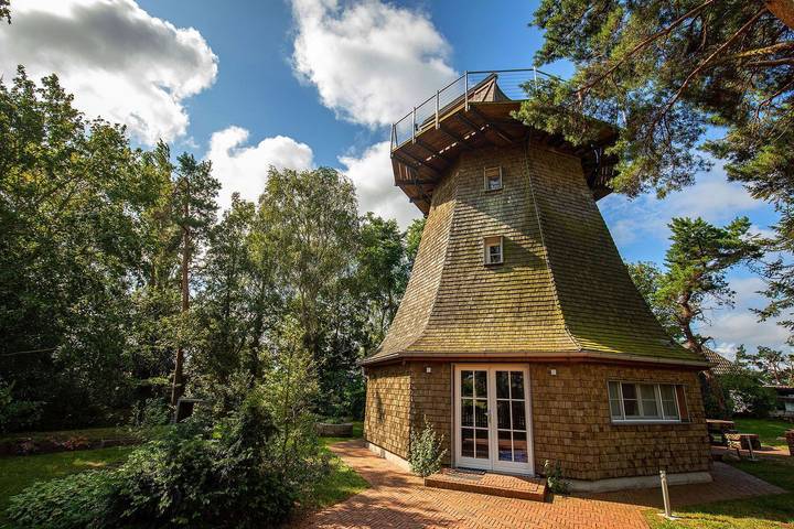 Ferienhaus für 4 Personen, mit Terrasse und Ausblick sowie Garten und Seeblick, mit Haustier auf Fischland - Darß - Zingst