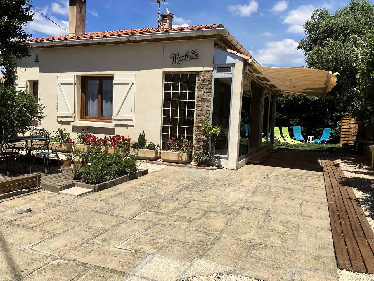 Maison 3 chambres avec jardin à 150 m de la plage in Narbonne Plage, Narbonne