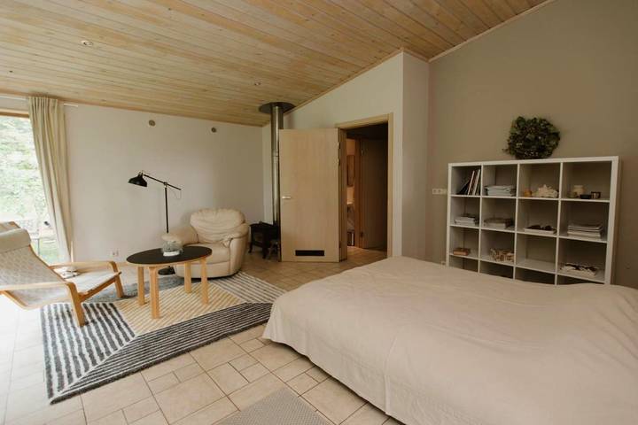 Location de vacances pour 4 personnes, avec jardin ainsi que sauna et vue en Lettonie - 2