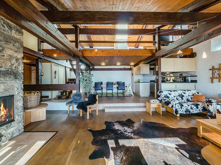 Location de vacances pour 8 personnes, avec Balcon ainsi que Jardin et Vue à Randogne - 3