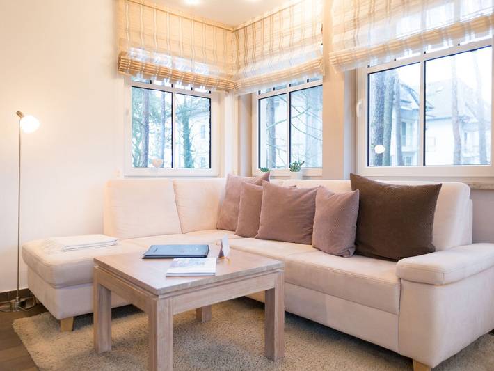 Ferienwohnung für 3 Personen, mit Balkon und Terrasse sowie Seeblick in Bansin - 4