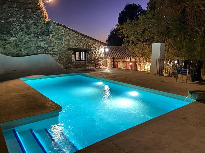 Casa rural para 12 personas, con Terraza y Jardín además de Piscina y Vistas en Villanueva del Trabuco