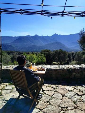 Chambre d’hôte pour 2 personnes, avec vue et jardin à Santa-Reparata-di-Balagna
