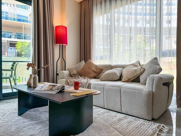 Gîte pour 4 personnes, avec balcon ainsi que piscine et sauna à Alanya - 2