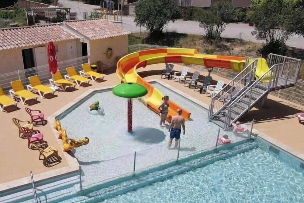 Zecamping 3* familial parc aquatique dog friendly fitness cabane 46m2 in Saint-Maime, Regionaler Naturpark Luberon