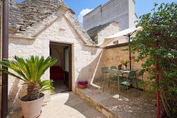 Cottage pour 2 personnes, avec jardin et vue, animaux acceptés à Alberobello
