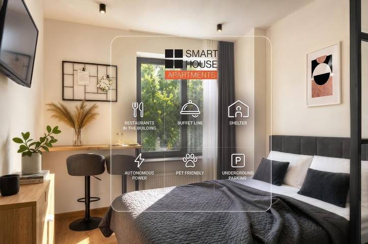 Ferienhaus für 3 Personen, mit Terrasse