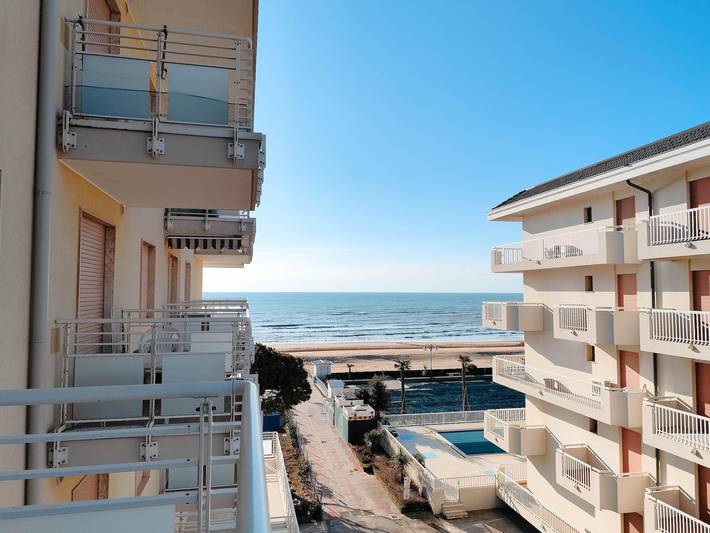Apartament wakacyjny dla 4 osób, z balkon w Jesolo