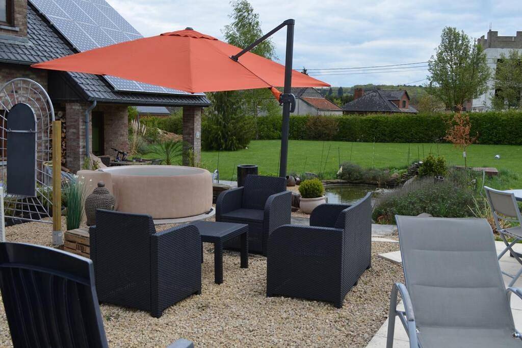 Gîte du Curnolo 3* pour 4/6pers avec spa, piscine in Namur, Région de Namur