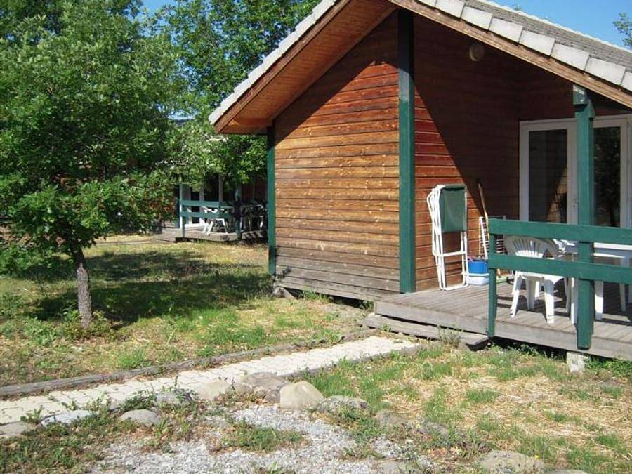 Le Petit Liou - Camping Sites et Paysages - Chalet 5 personas - Chalet Durance Pmr Privilège con sanitarios in Embrun (Altos Alpes), Parque Nacional de los Ecrins