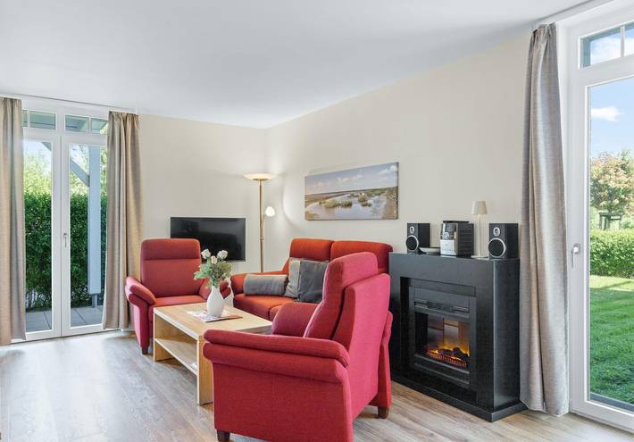 Ferienwohnung für 2 Personen, mit Terrasse und Sauna in Wremen