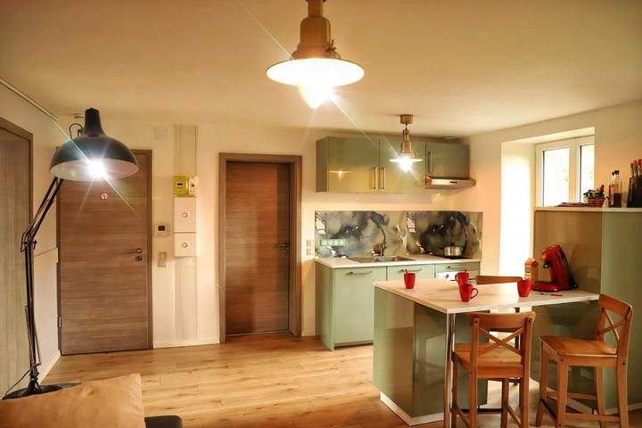 Maison de vacances pour 3 personnes, avec vue et jardin à Sainte-Marie-aux-Mines