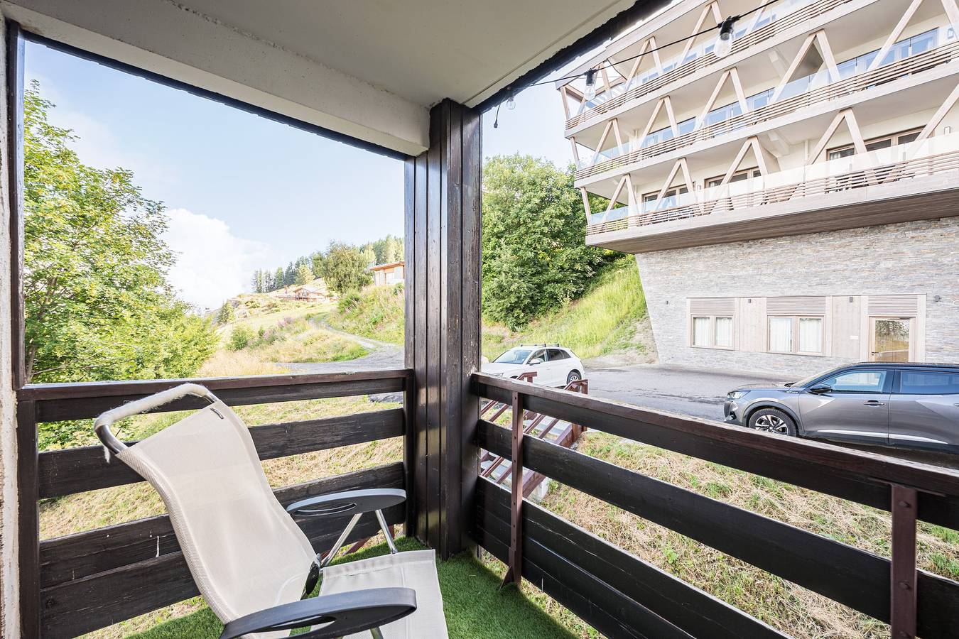 Estudio entero, Apartamento estudio 'Skis Aux Pieds' con vistas a la montaña, balcón y Wi-Fi in Parque Nacional de Vanoise