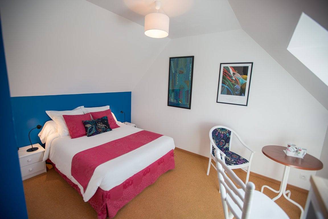 Chambres d'hôtes la Volière la Hague - Chambre bleue in Merquetot, La Hague