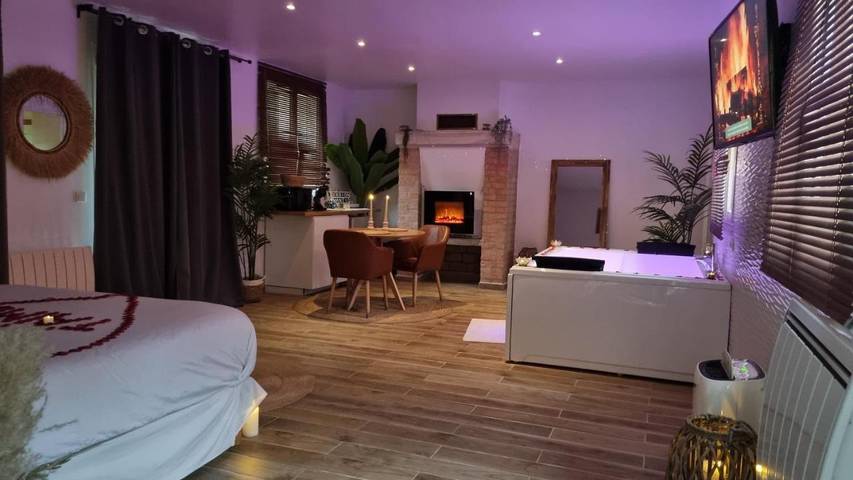Maison d’hôte pour 2 personnes, avec vue et jardin