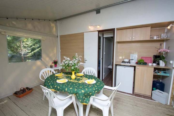 Mobil home pour 4 personnes, avec Bassin pour enfant à Saignon - 4