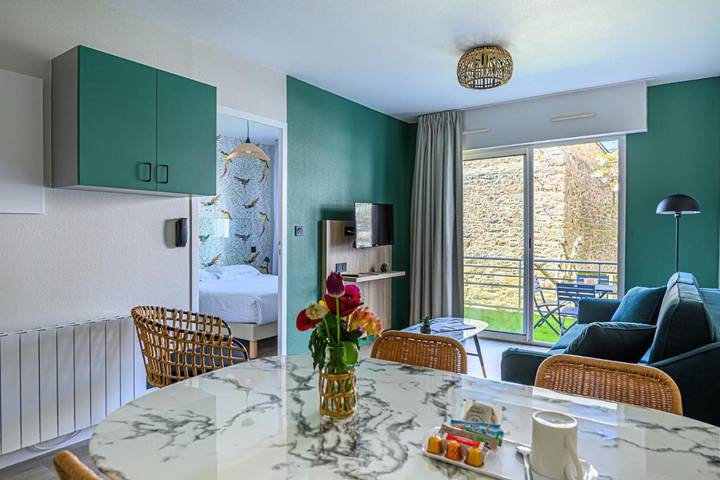 Appart’hôtel pour 6 personnes, avec sauna