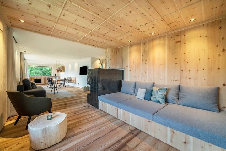 Ganze Wohnung, Ferienwohnung 'Mucher Josef' mit Bergblick, Gemeinschaftsgarten und Wlan in Ulfas, Moos in Passeier