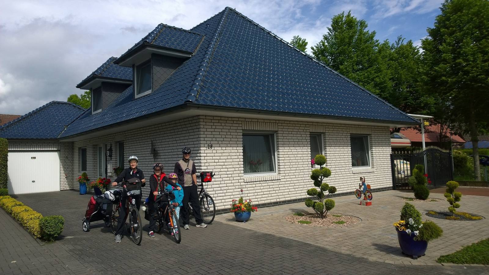 Biker-Stop in Lathen, Emsland
