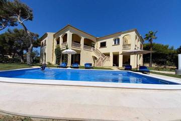Ferienhaus für 10 Personen, mit Balkon und Garten in Playa de Muro