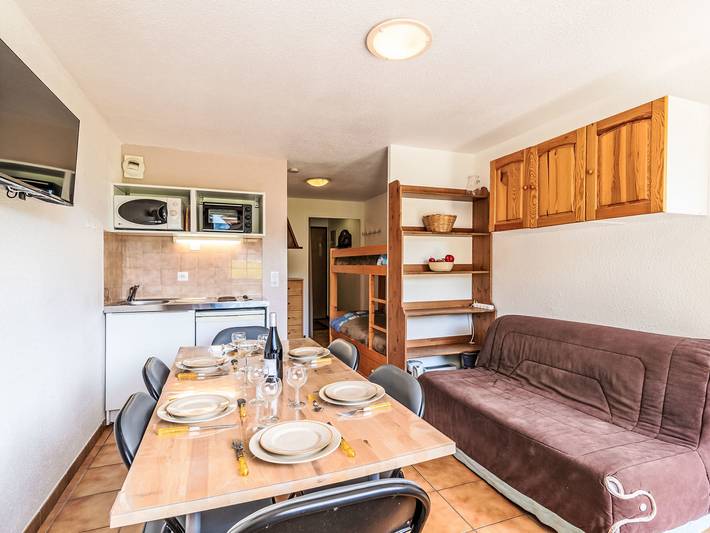 Apartamento para 4 personas, con terraza en Tignes