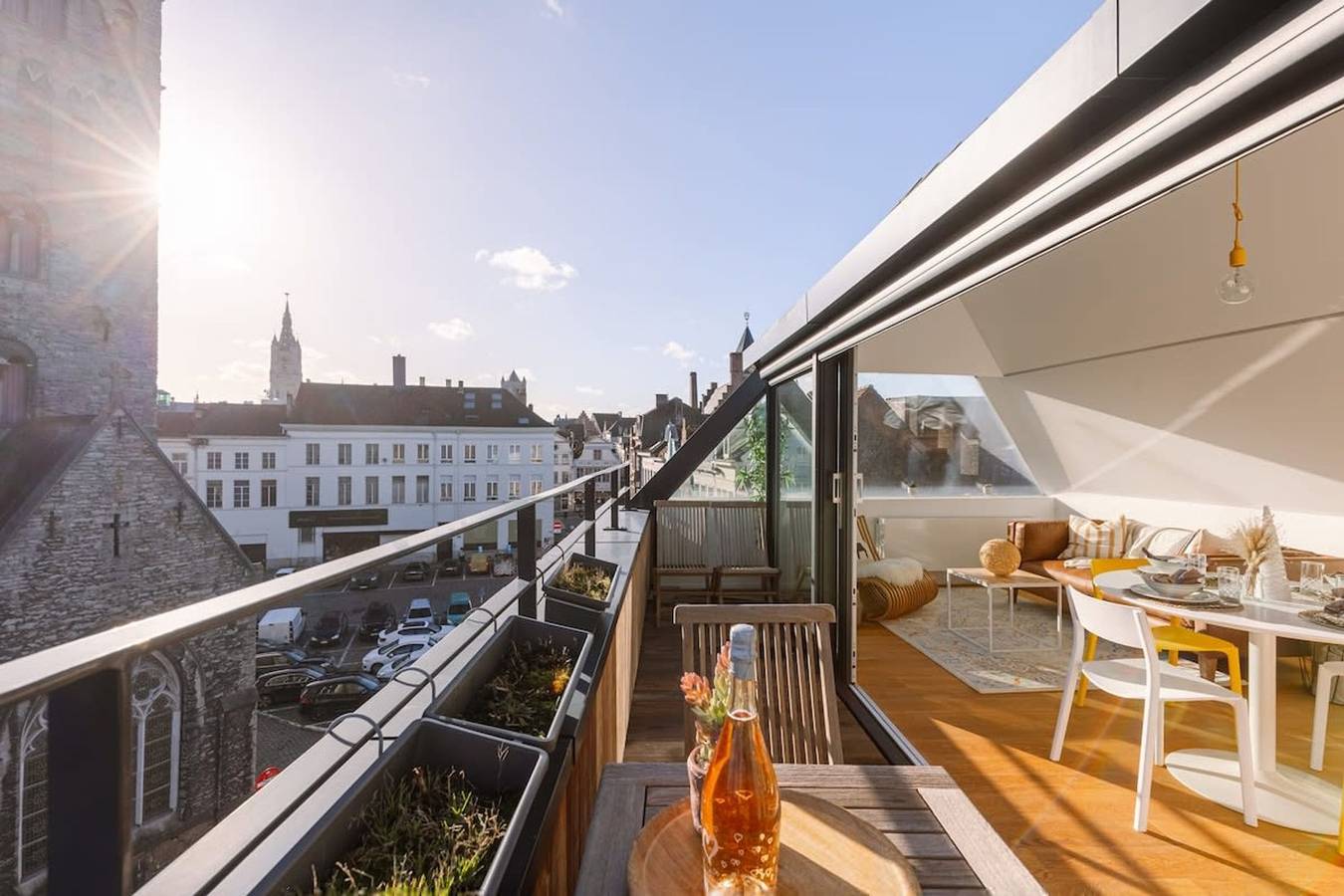 Apartamento entero, Casiola - Bright apartment overlooking the 3 towers of Ghent in Gante, Provincia de Flandes Oriental
