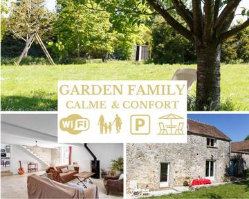 Gîte pour 9 personnes, avec jardin et vue à Achères-la-Forêt