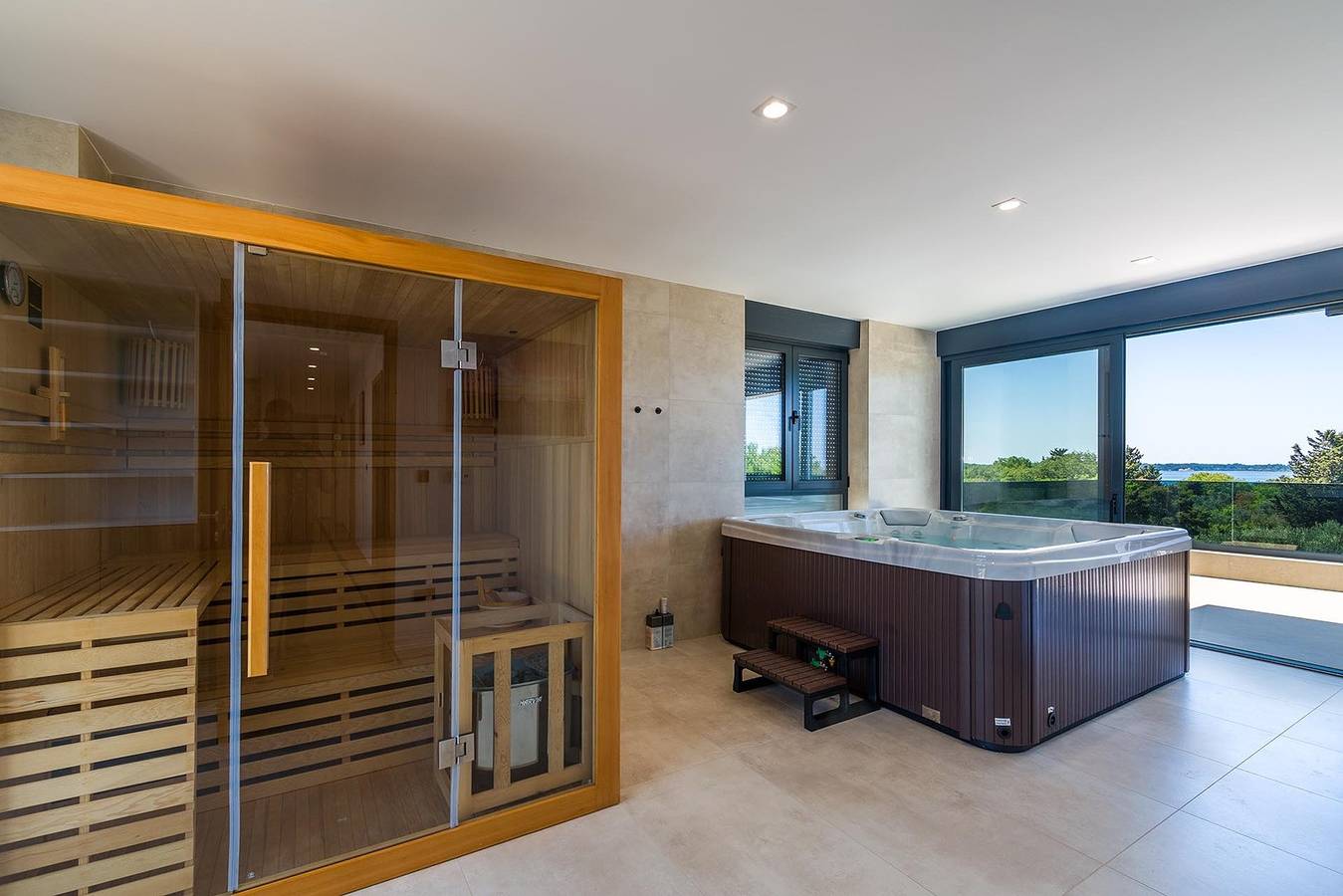 Villa Jura – Moderne Villa mit Pool, Wellness und Meerblick in Grad Vodnjan, Südküste Istrien