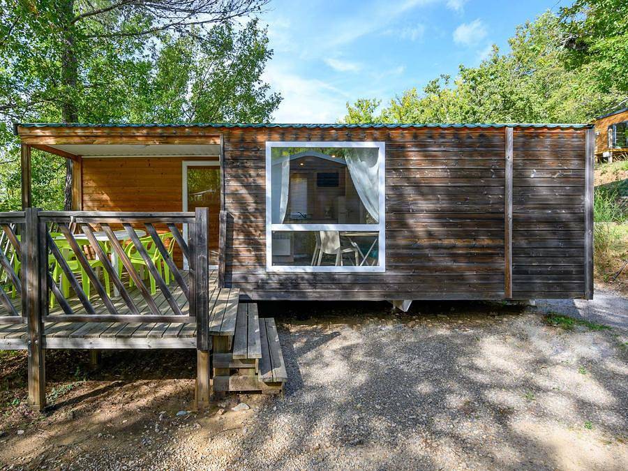 Camping Le Clos de Barbey  - Mobilheim 4 personen - Classic+ 2 Zimmer 25 m² in Bauduen, Brignoles Region
