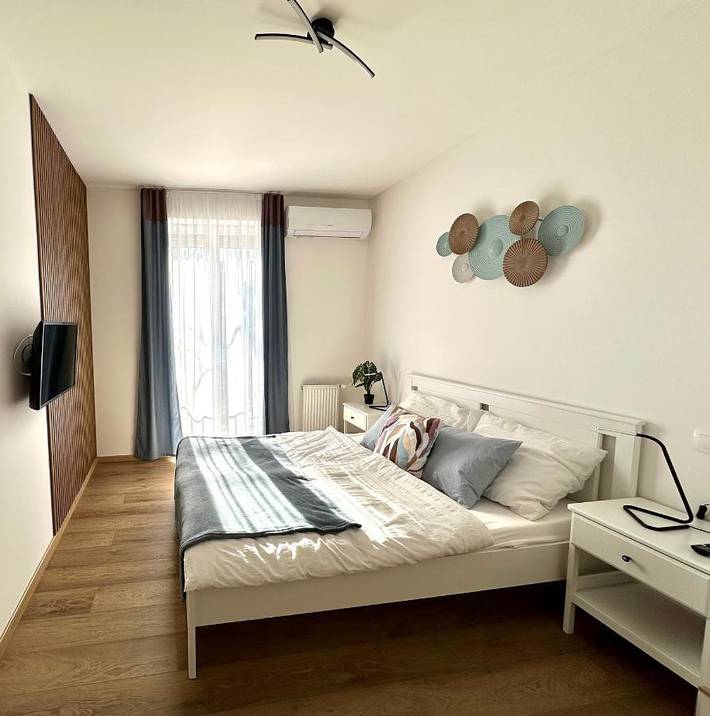 Gîte pour 4 personnes, avec balcon à Tatabánya