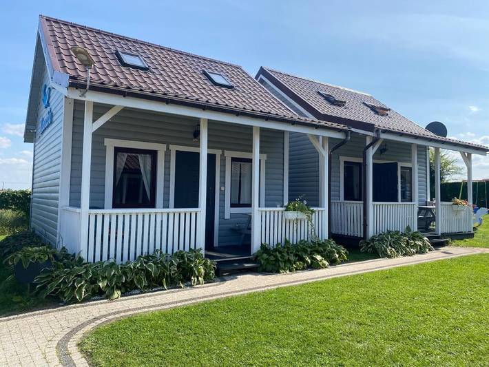 Domek letniskowy dla 4 osób, z ogród i widok, Dla rodziny w Rewal