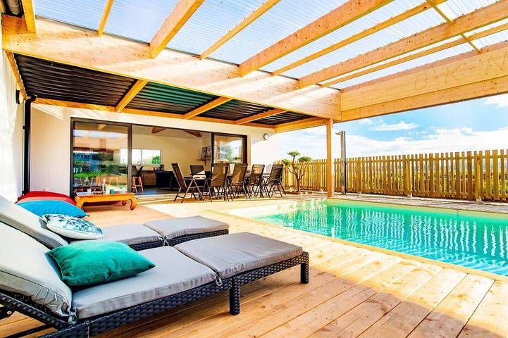 Maison de vacances pour 15 personnes, avec Piscine à Saint-Alban