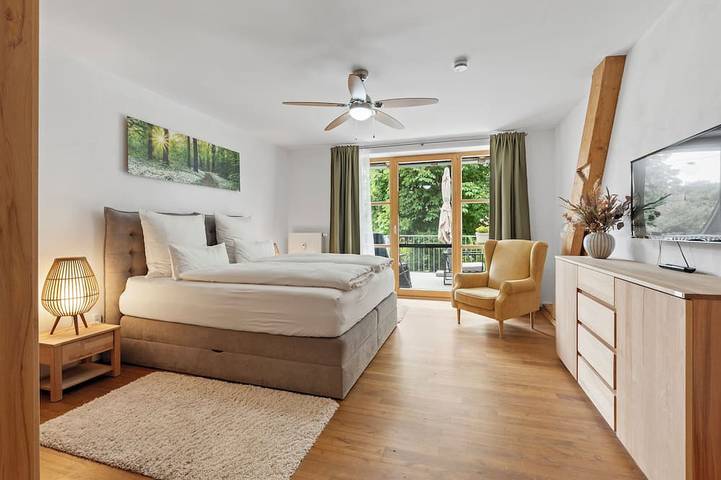 Ferienwohnung für 5 Personen, mit Garten und Balkon in Memmingen - 4