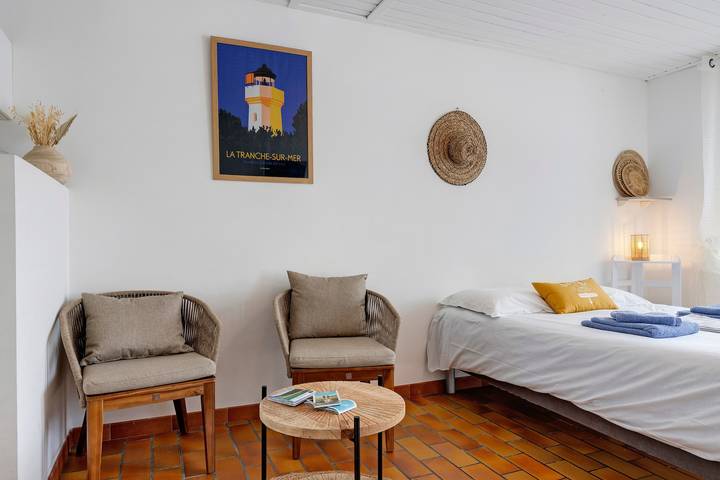 Hel studio-lejlighed, Victor Studio – 200 m from the Beach in La Tranche-sur-Mer, Vendée