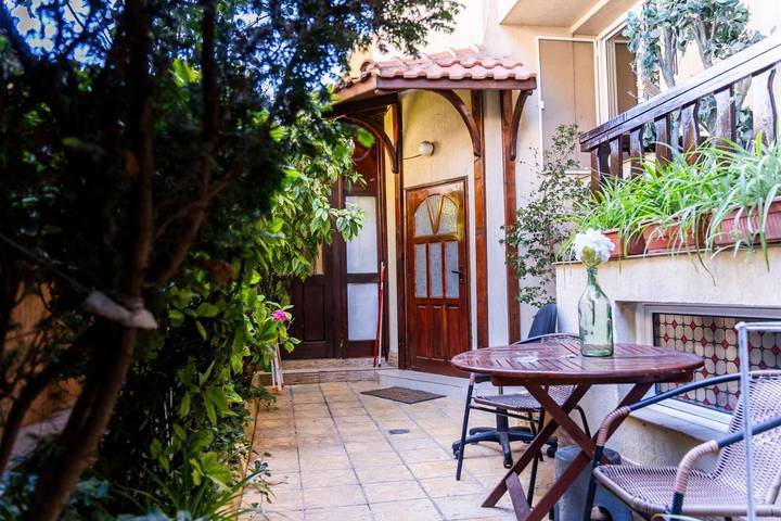 Maison d’hôte pour 3 personnes, avec jardin et balcon