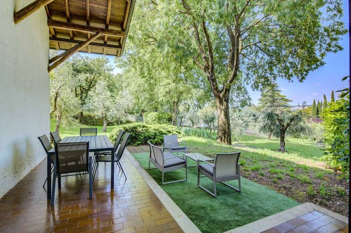 Ferienwohnung für 6 Personen, mit Garten und Seeblick in Manerba del Garda