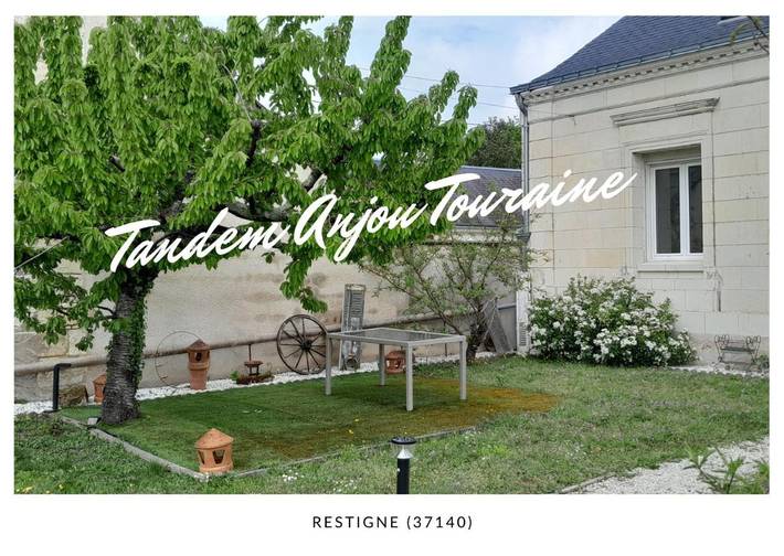 Location de vacances pour 5 personnes, avec Terrasse ainsi que Jardin et Vue à Restigné