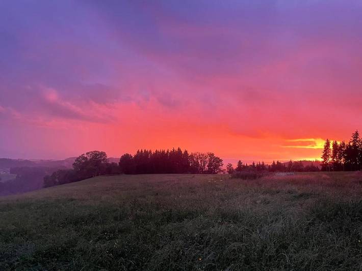 Ferienwohnung für 6 Personen, mit Ausblick und Garten