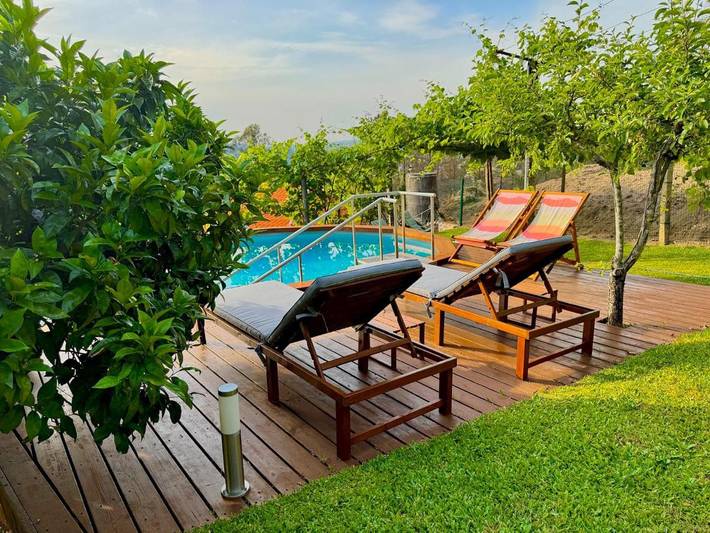Villa para 5 pessoas, com Varanda e Terraço e ainda Jardim and Piscina em Marco de Canaveses