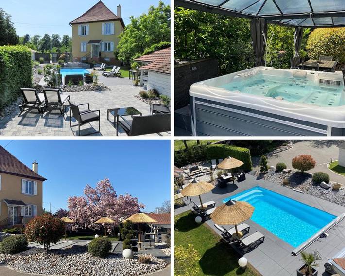 Gîte pour 2 personnes, avec piscine et jardin dans Ensisheim