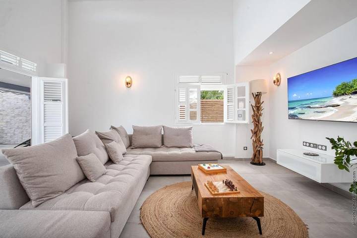 Villa pour 8 personnes, avec piscine ainsi que terrasse et vue en Martinique - 4